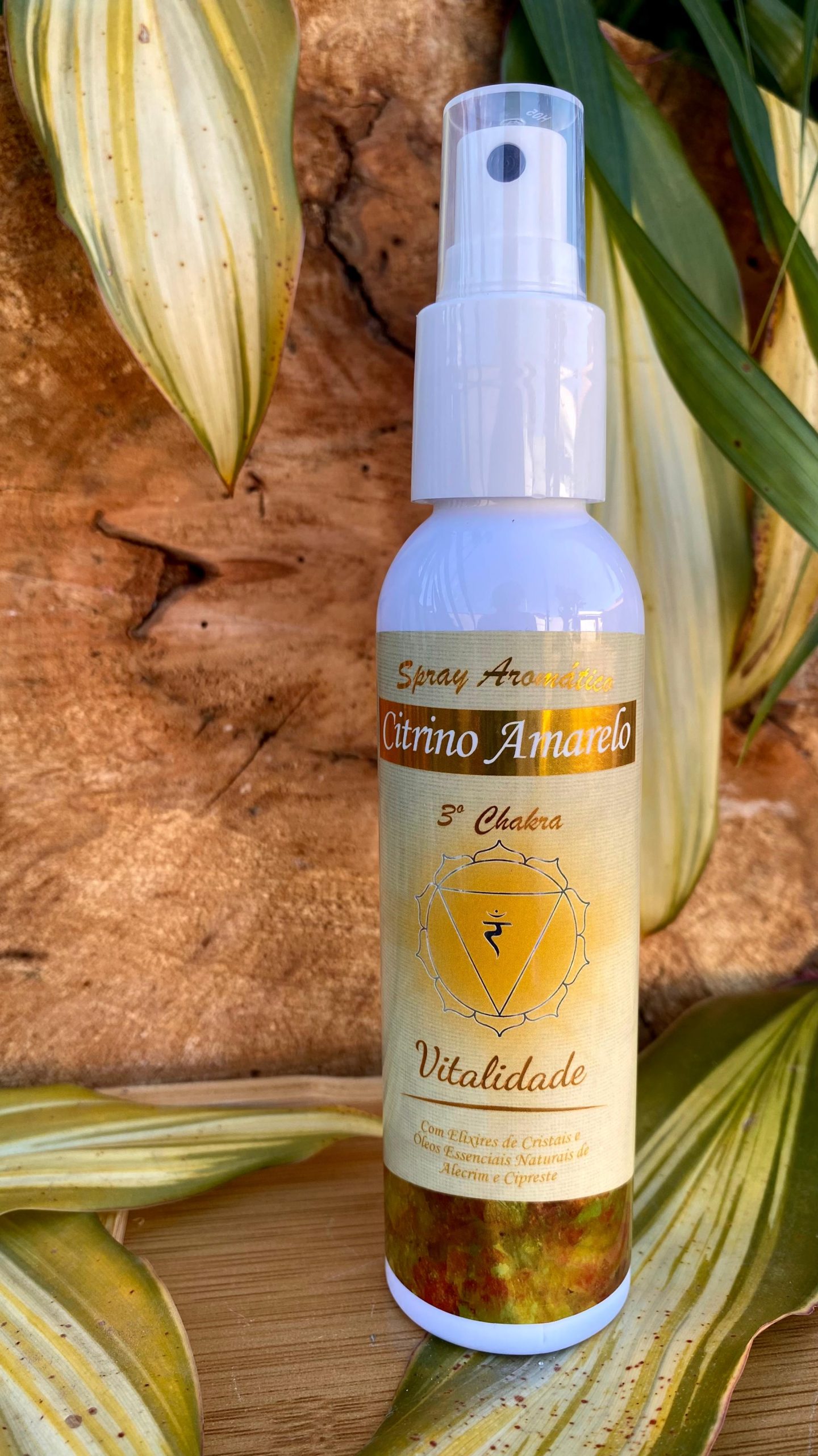 Spray Cristais de Oz -Citrino Amarelo – 110ml