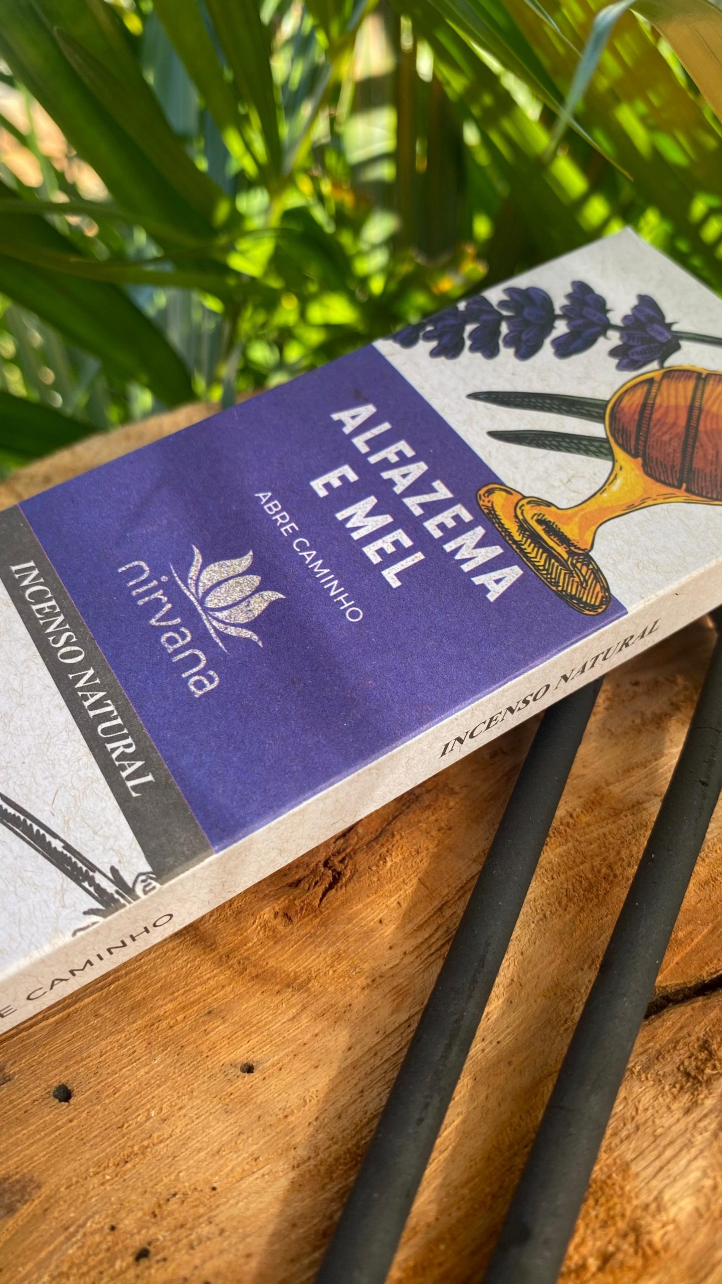 Nirvana Incenso Natural - Alfazema e Mel