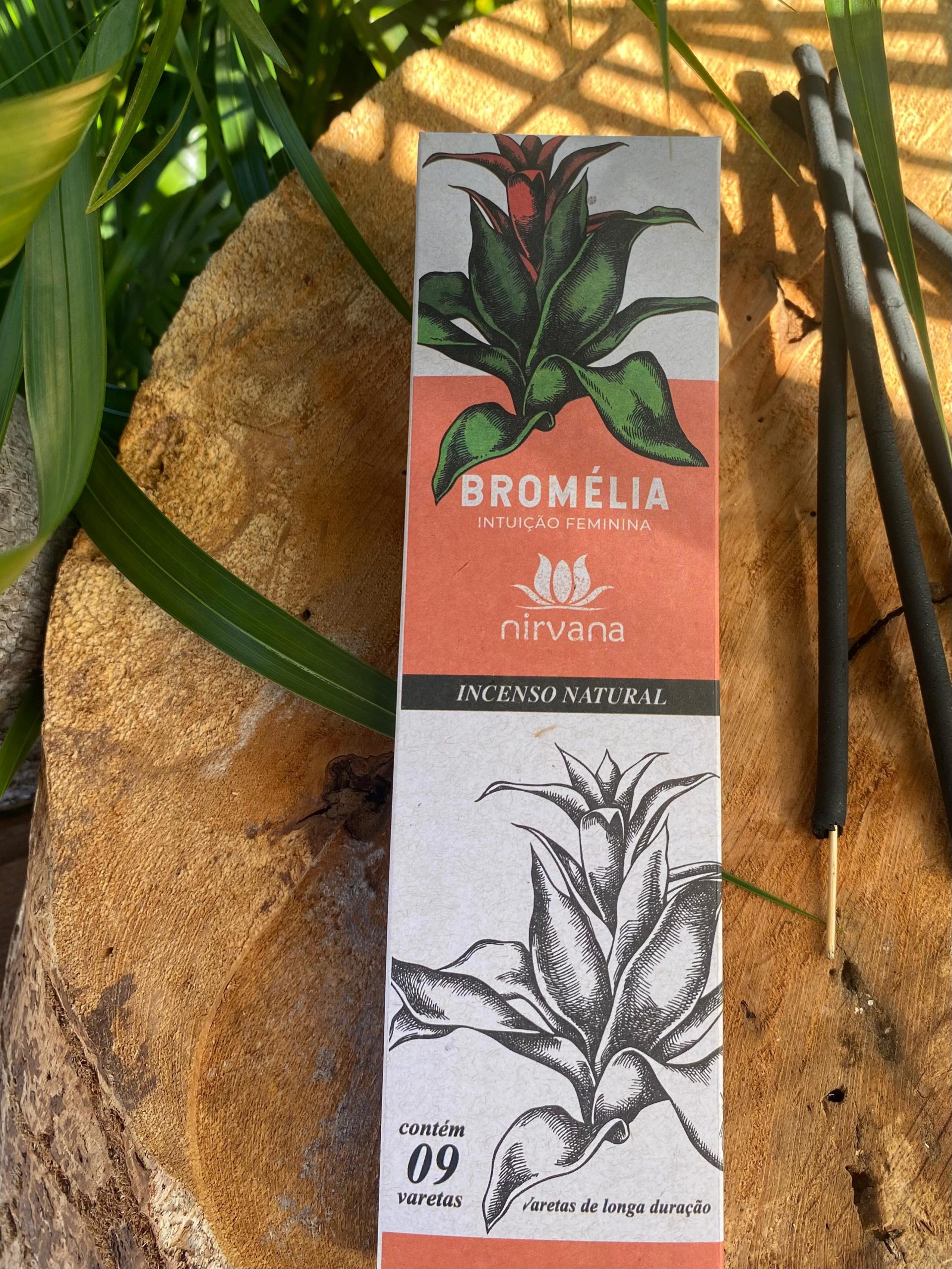 Nirvana Incenso Natural- Broomélia