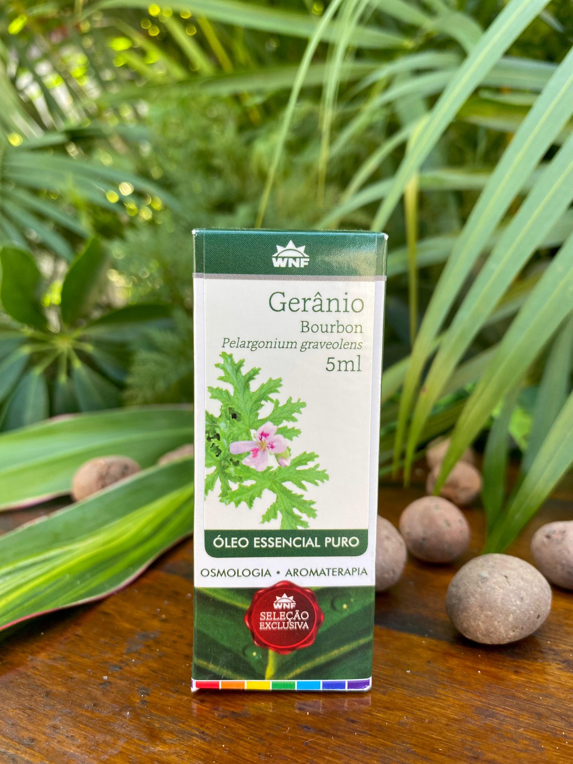 Óleo Essencial Gerânio Bourbon WNF - 5ml