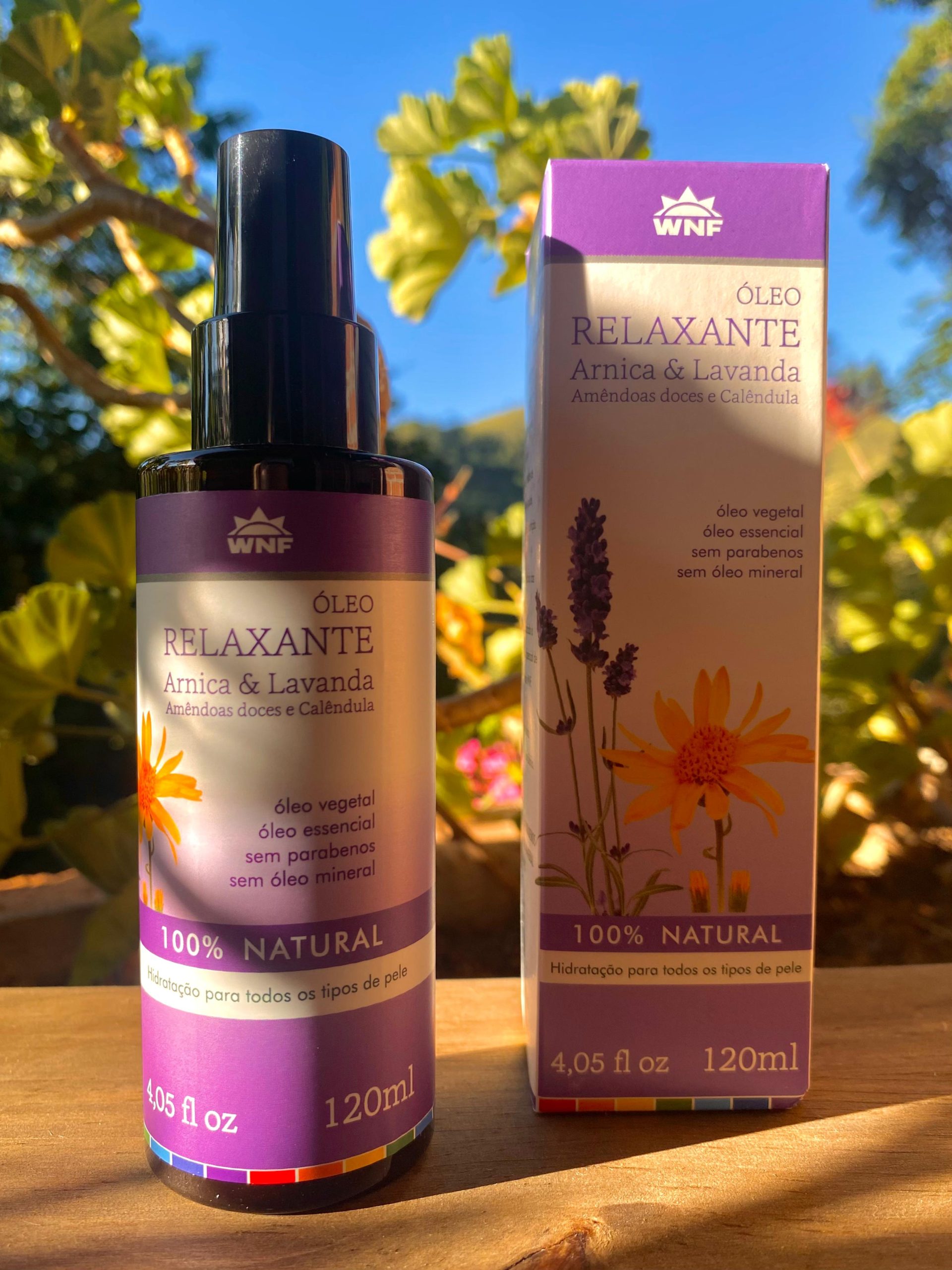 Óleo de Massagem Relaxante WNF - 120ml