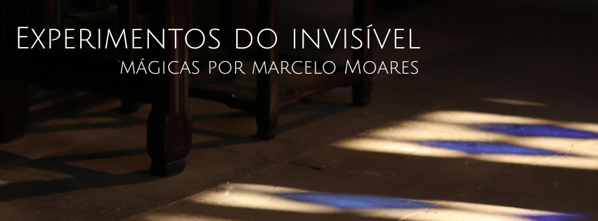 Espetáculo Experimentos do Invisível com Marcelo Moraes no Hotel Ponto de Luz. Teatro e mágica em performance sensorial perto de São Paulo, ideal para experiências culturais depois do Carnaval.
